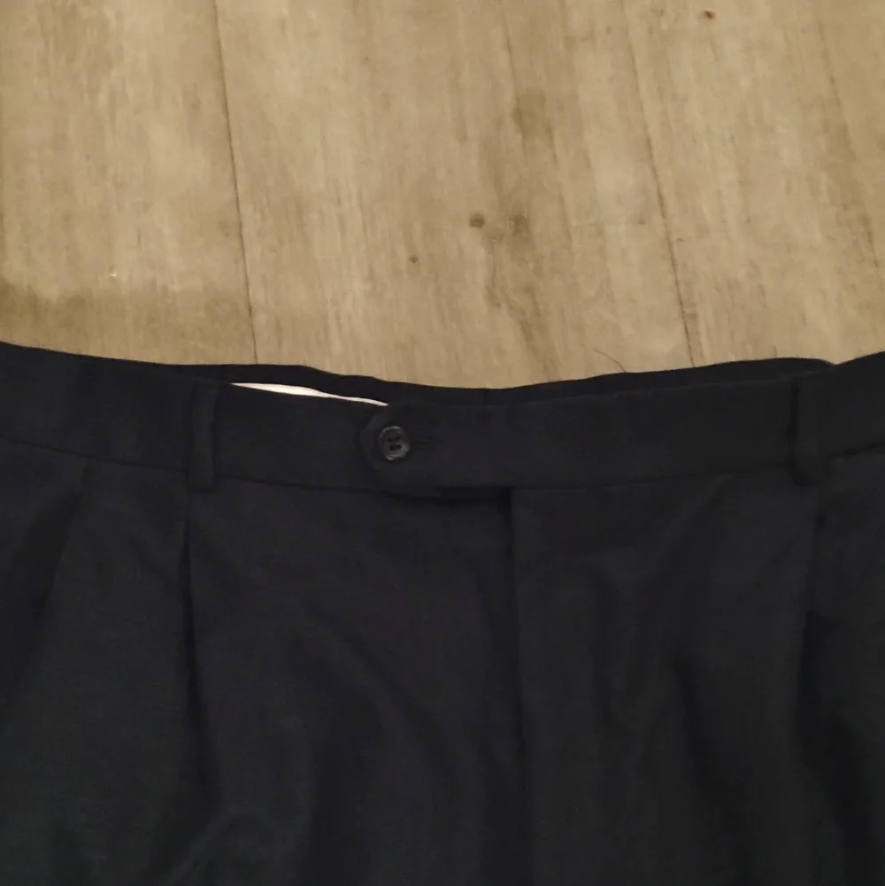 Burberry Mens Wool Blue Dress Pants Sz 40